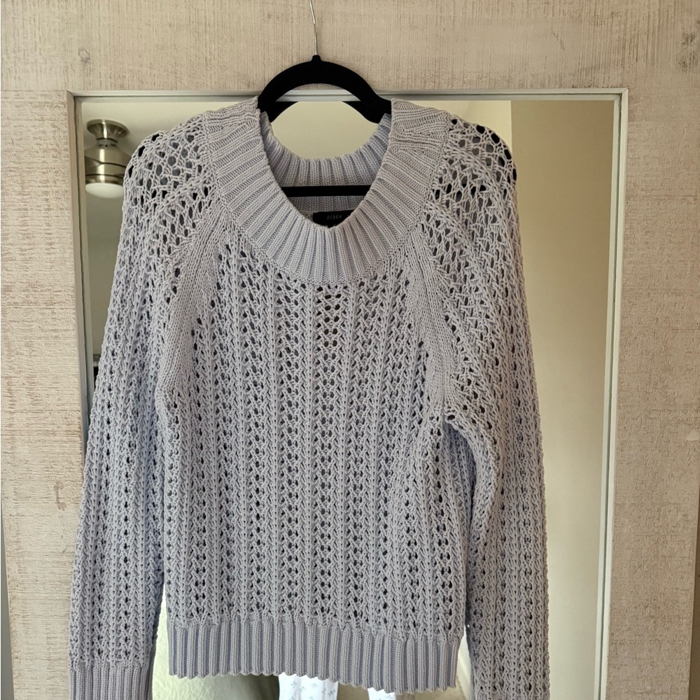 J. Crew Blue Crew Neck Sweater